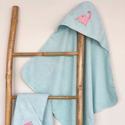 Κάπα Βρεφική Dino Light Blue - Sunshine