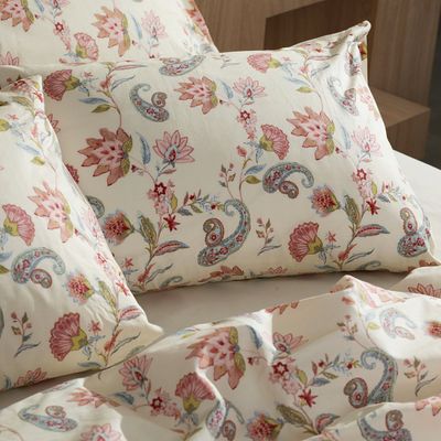 Μαξιλαροθήκες Ζευγάρι Cotton Feelings 2068 Ecrou - Sunshine