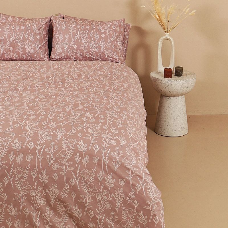 Παπλωματοθήκη Υπέρδιπλη 230Χ250 εκ. Cotton Feelings 2050 Powder - Sunshine