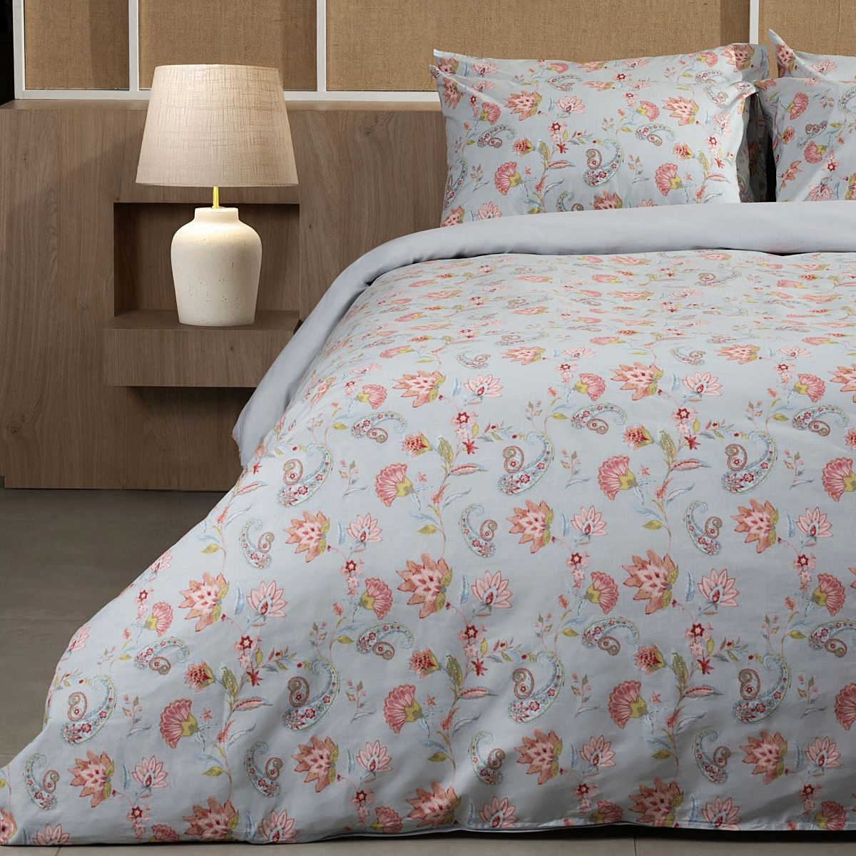 Σετ Σεντόνια Μονά Cotton Feeling 2068 Gray - Sunshine