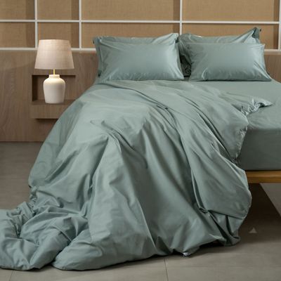 Σετ Σεντόνια Υπέρδιπλα Βαμβακοσατέν 100% Omnia Aqua - Sunshine