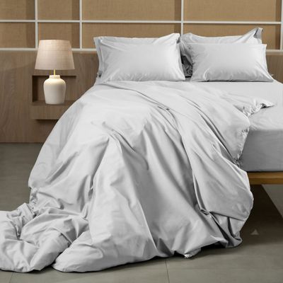 Σετ Σεντόνια Υπέρδιπλα Βαμβακοσατέν 100% Omnia White - Sunshine