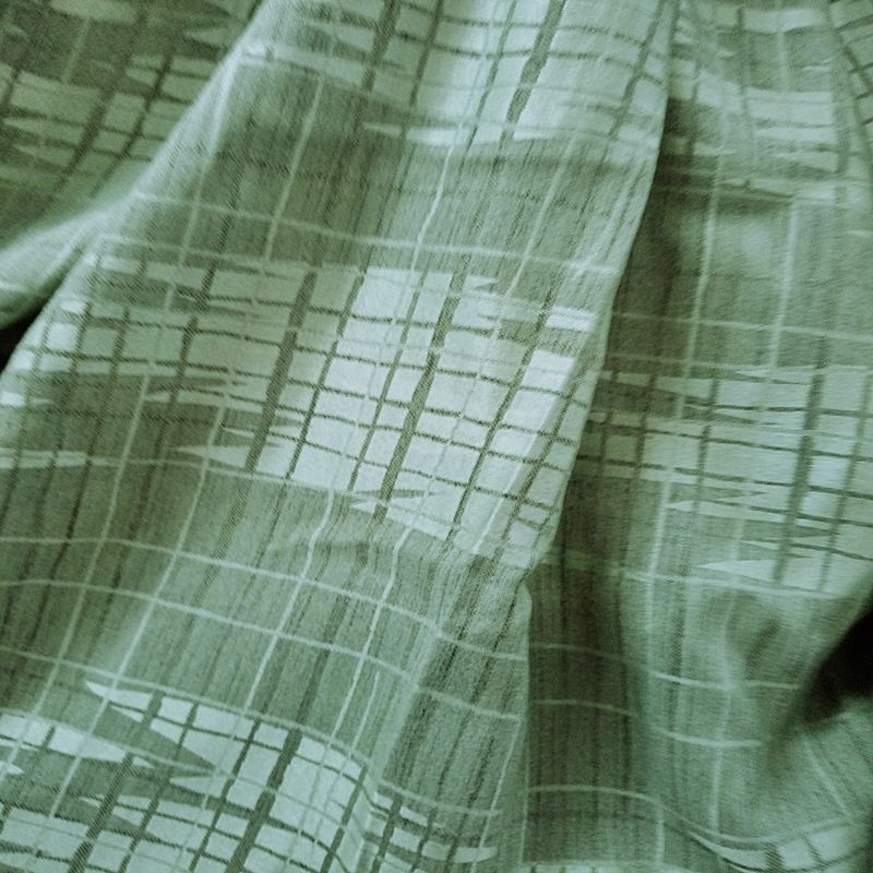 Κουρτίνα με Τρέσα Ζακάρ 270Χ280 εκ. 0818-5 Πράσινο