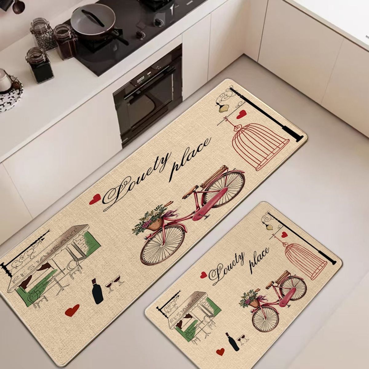 Πατάκι Τυπωτό 50X80 εκ. ΥΜ Bicycle - Home Classic