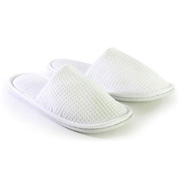 Παντόφλες Πικέ Λευκές