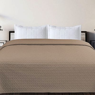 Κουβερλί Υπέρδιπλο 220Χ240 εκ. Solar Beige