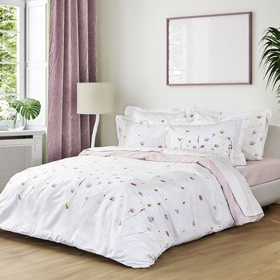 Σετ Σεντόνια Υπέρδιπλα με Λάστιχο Cottonsatin-220 Tc Everbloom - Nima Home