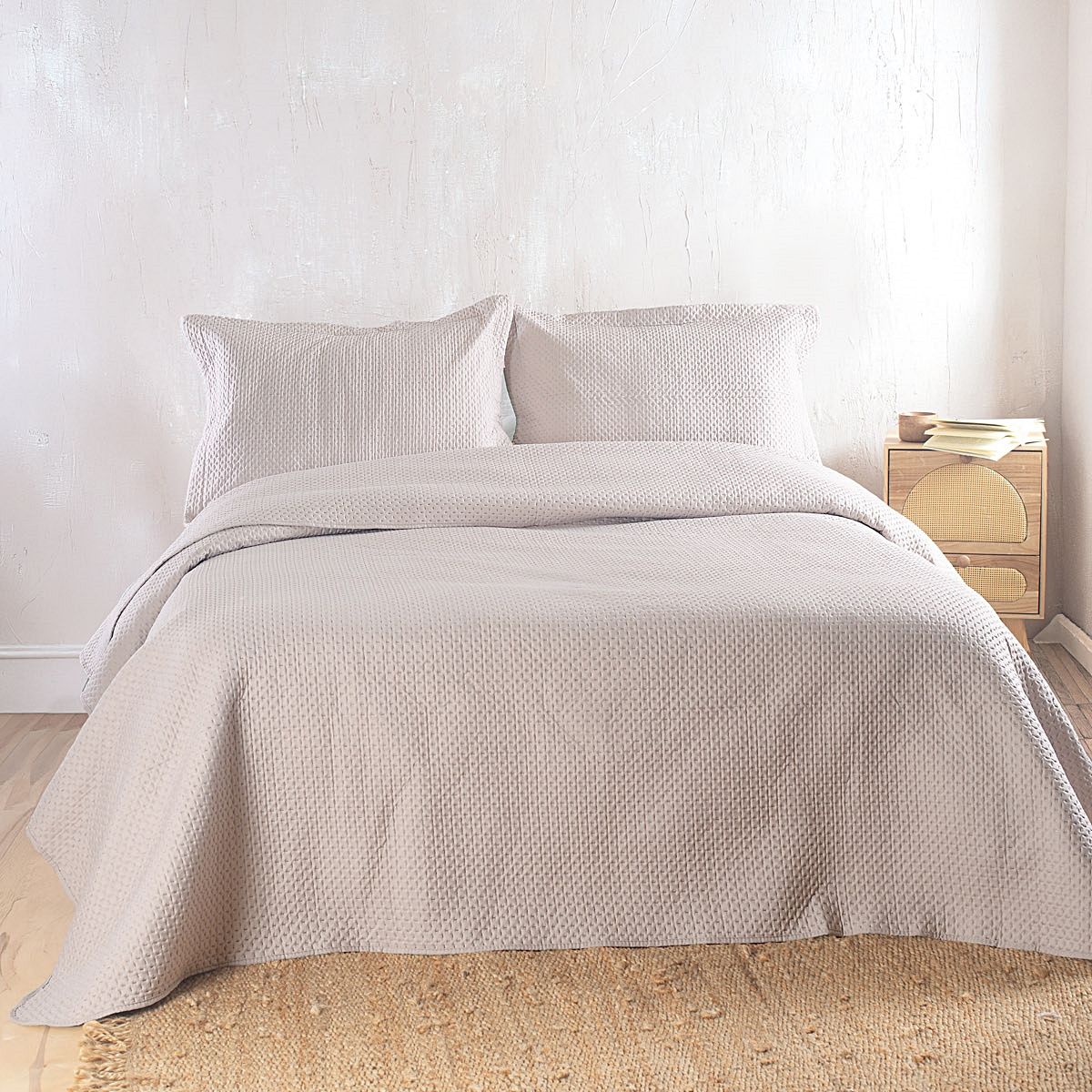 Σετ Κουβερλί Μονό Allure Μονόχρωμο Μπεζ - Rythmos