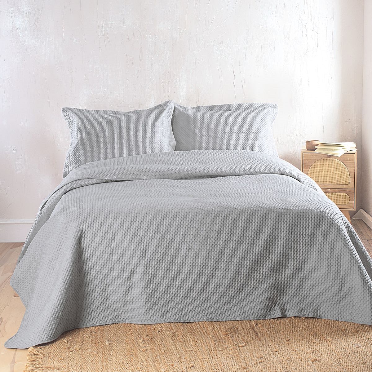 Σετ Κουβερλί Μονό Allure Μονόχρωμο Γκρι - Rythmos