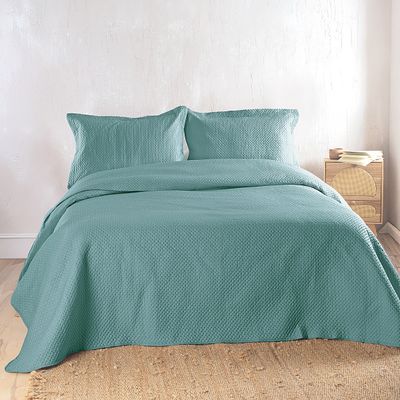 Σετ Κουβερλί Μονό Allure Μονόχρωμο Πετρόλ - Rythmos Σετ Κουβερλί Μονό Allure Μονόχρωμο Πετρόλ - Rythmos