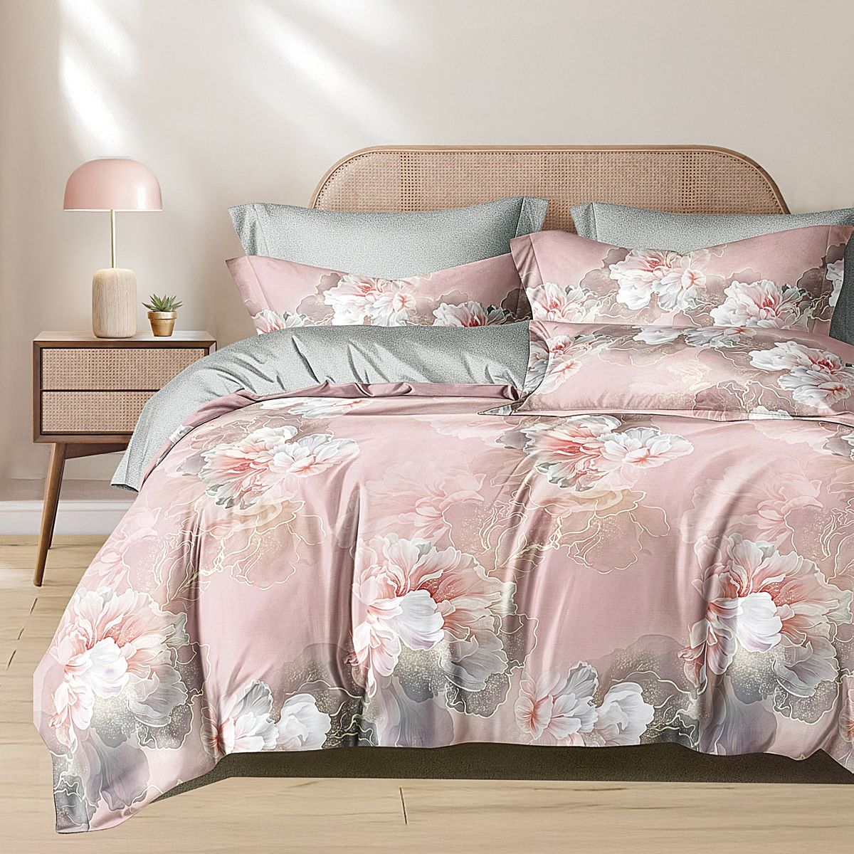 Σετ Πάπλωμα Υπέρδιπλο Spirit Kiku - Βαμβακοσατέν 100% - Rythmos