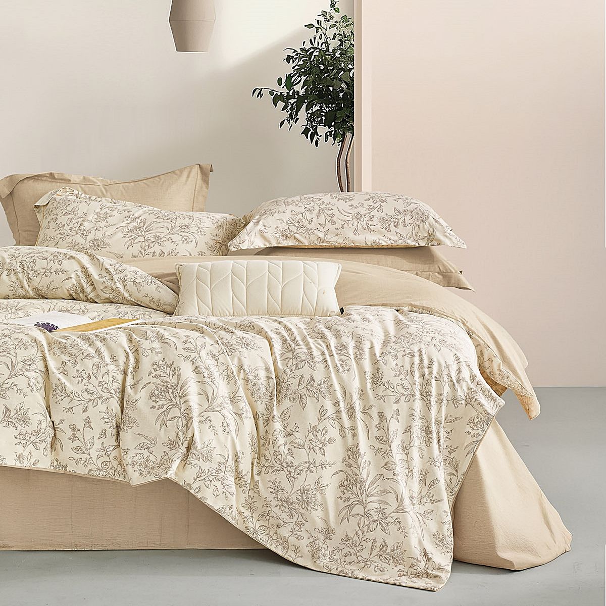 Σετ Πάπλωμα Υπέρδιπλο Status Leonti - 230 Κλωστών - Rythmos