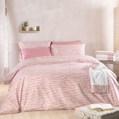 Σετ Πάπλωμα Υπέρδιπλο Next Trisha Ροζ - Rythmos