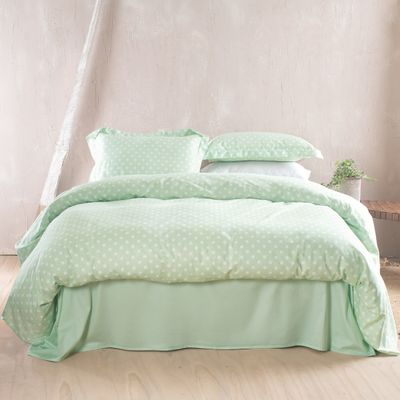 Σετ Σεντόνια Υπέρδιπλα Coquette Μέντα - Βαμβακοσατέν 100% - Rythmos