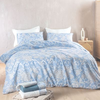 Σετ Πάπλωμα Μονό Next Candince Σιέλ - Rythmos