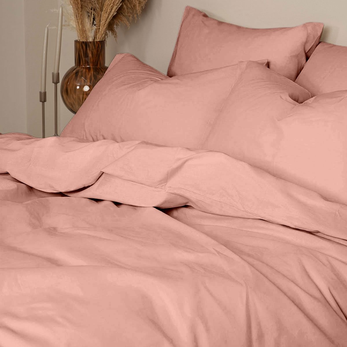 Σετ Σεντόνια Γίγας Cotton Feelings 116 Light Pink - Sunshine