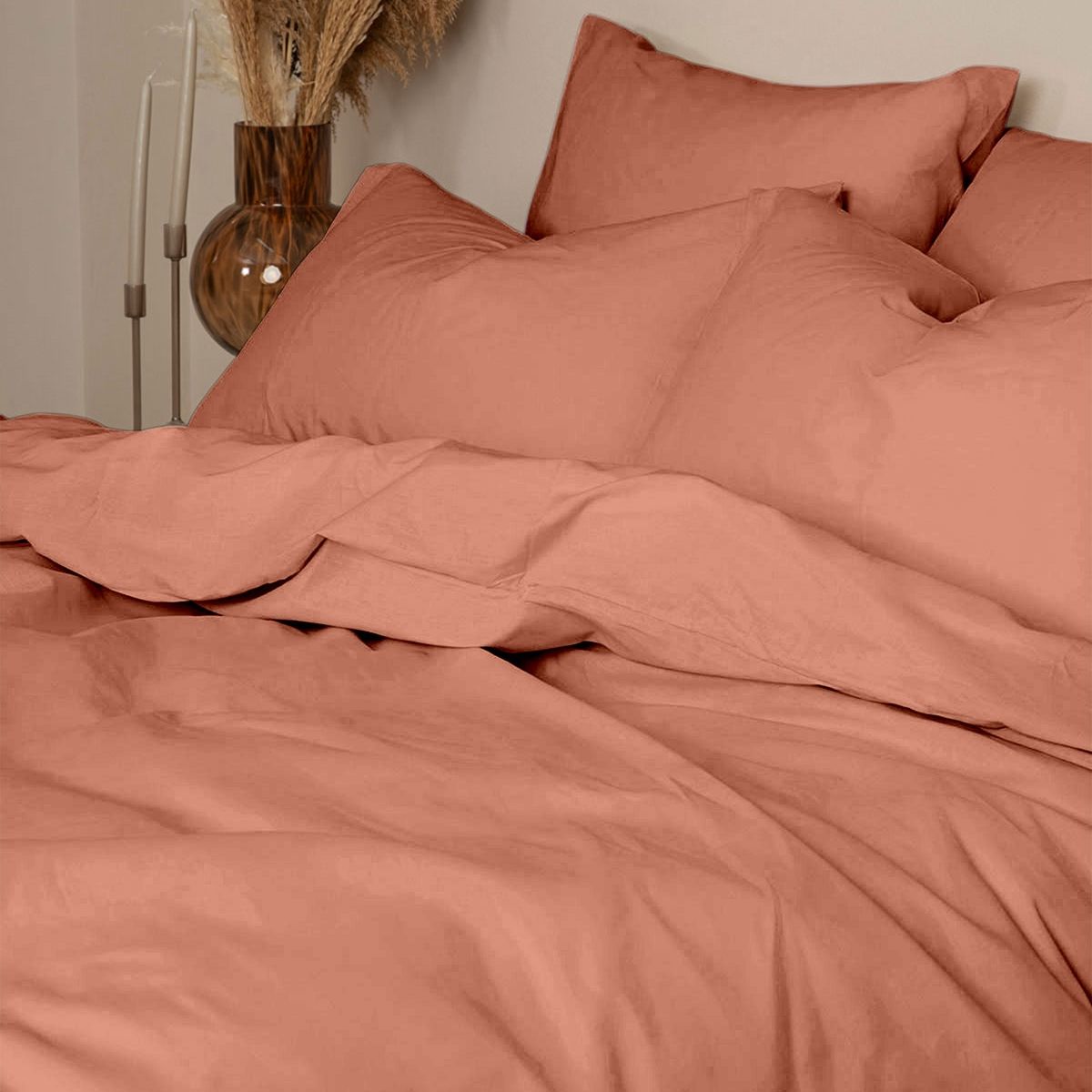 Σετ Σεντόνια Γίγας Cotton Feelings 117 Peach - Sunshine