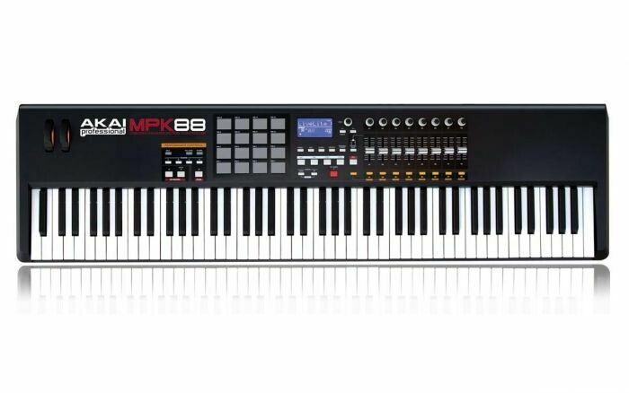 Controlador Profesional USB/MIDI, de 88 Teclas, Akai. Mod. MPK88
