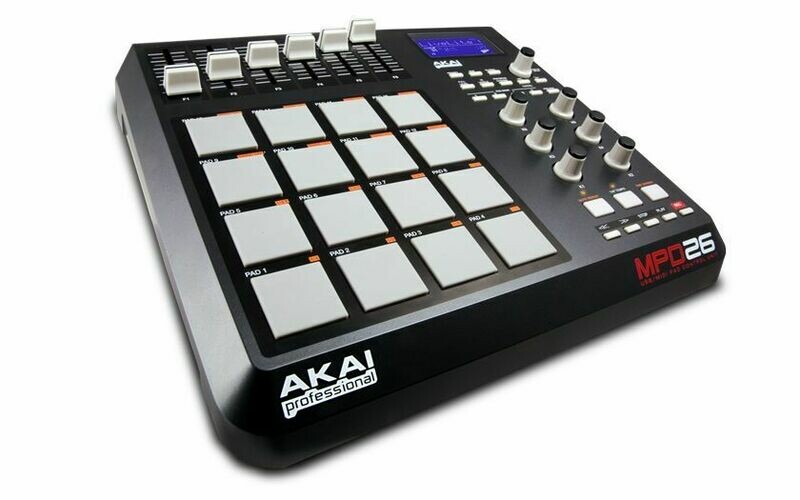 Controlador Profesional USB/MIDI Tipo PAD, Akai. Mod. MPD26