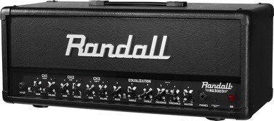 Amplificador Cabezal para Guitarra Eléctrica, 300 Watts, 3 Canales. Randall, Mod. RG3003