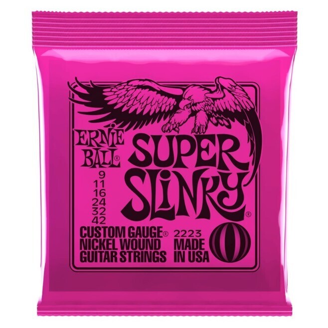 Encordadura Ernie Ball Super Slinky 9/42
