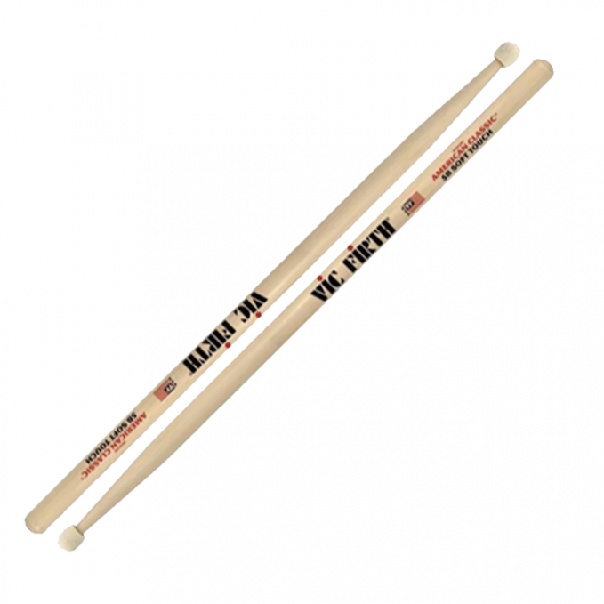 Juego de Baquetas Vic Firth 5A Soft Touch