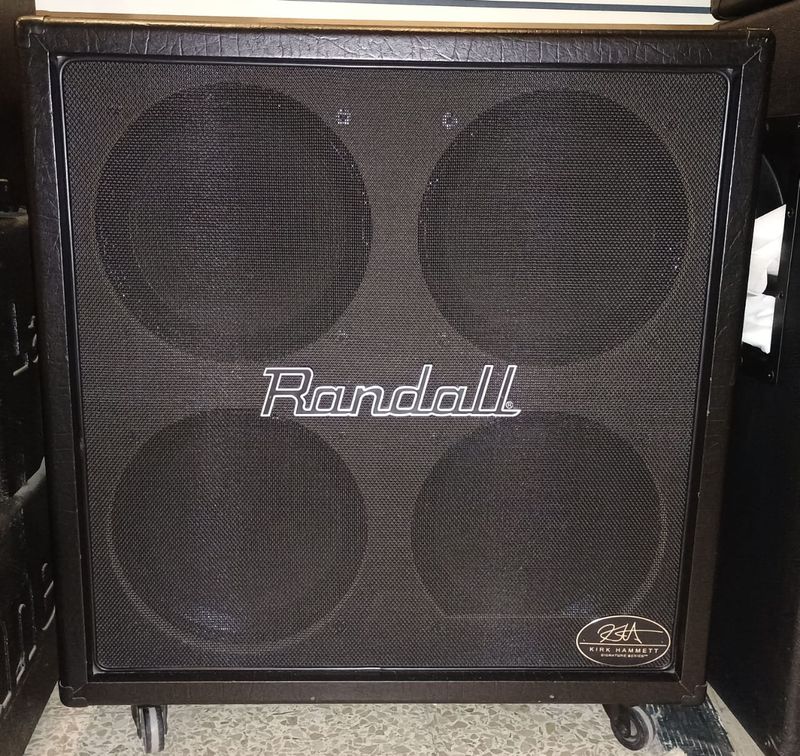 Gabinete para Guitarra Eléctrica, 200 Watts, Signature Kirk Hammett. Randall, Mod. KH-412