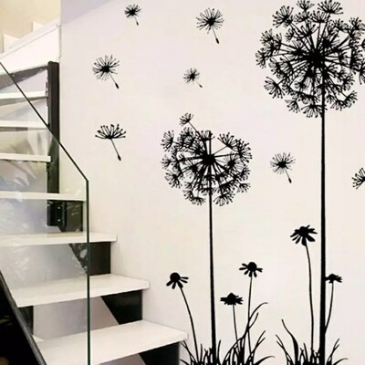 Flower wall sticker