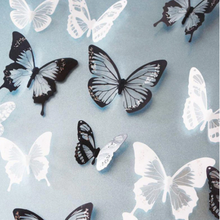 18pcs butterfly wall stickers