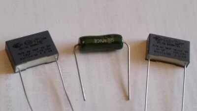 Thorens TD166 TD160B-2 Turntable Repair Kit 2 Capacitors & 1 Resistor
