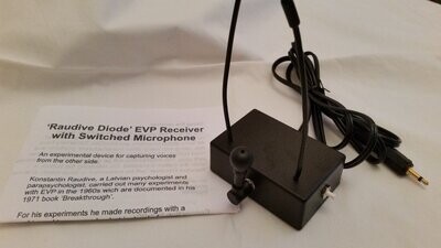 Raudive Diode EVP Receiver and Microphone Paranormal Research Spirit Voices
