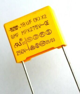 Ariston RD80 RD110 Turntable Repair 180nF (0.18uF) Capacitor For USA 120V Models
