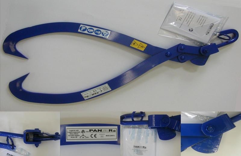 Timber Tongs 70cm with  Hook 1.5t