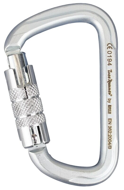 T​ree Runner HMS Steel Trilock Carabiner