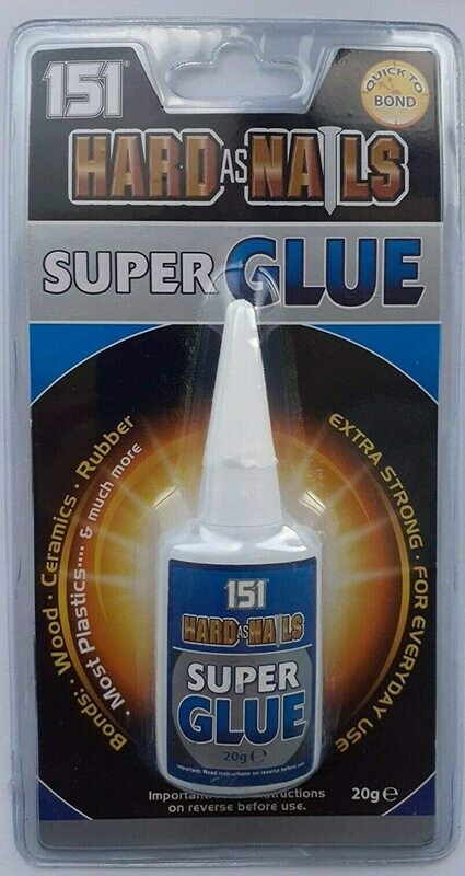 Hard as Nails Super Glue
