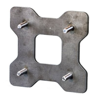 Weldable mounting plate for ToolProtect holder