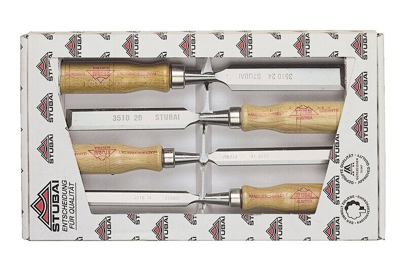 Stubai Chisel Set RedBeech handle