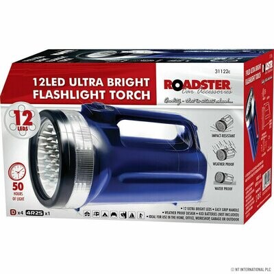 12 LED Flashlight Torch