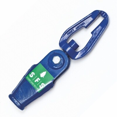 Rope End Cap 12T with Swivel Keyplate 8mm