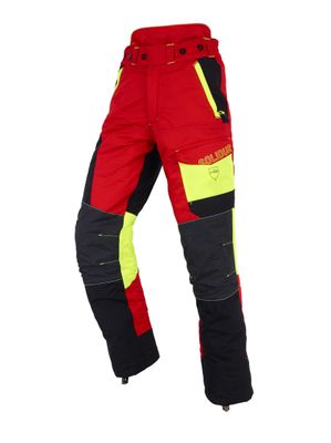 New Solidur COMFY RED Type A, Class 1 Chainsaw Trousers