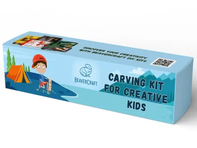 BeaverCraft Spruce Tree Carving Kit