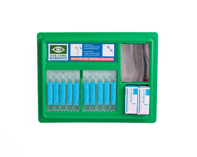 First Aid Eye Wash Station with pods