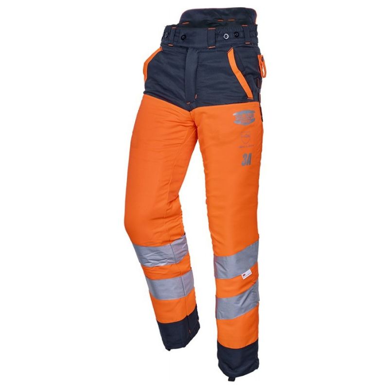 Solidur Hi Viz Type A Class 3 Chainsaw Trousers (Rail spec)