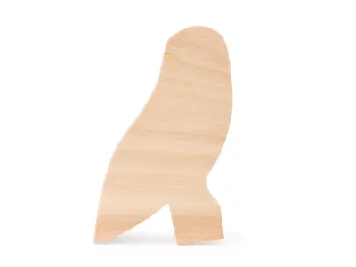BeaverCraft Owl Bird Carving Blank