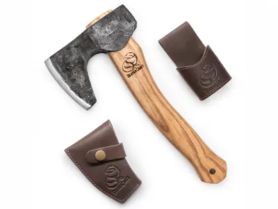 BeaverCraft AX6 – Compact Long-Bearded Bushcraft Hatchet