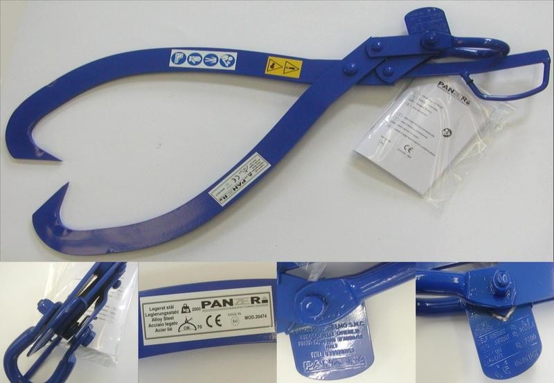 Timber Tongs 70cm with Handle 2ton