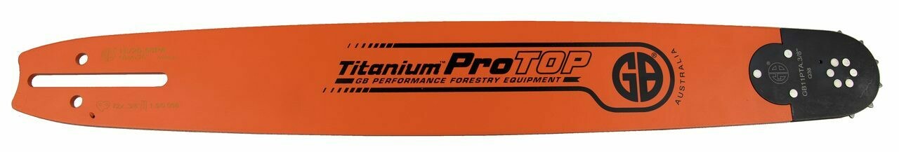 GB Titanium Pro Top Guide Bar  1.6mm 3/8"