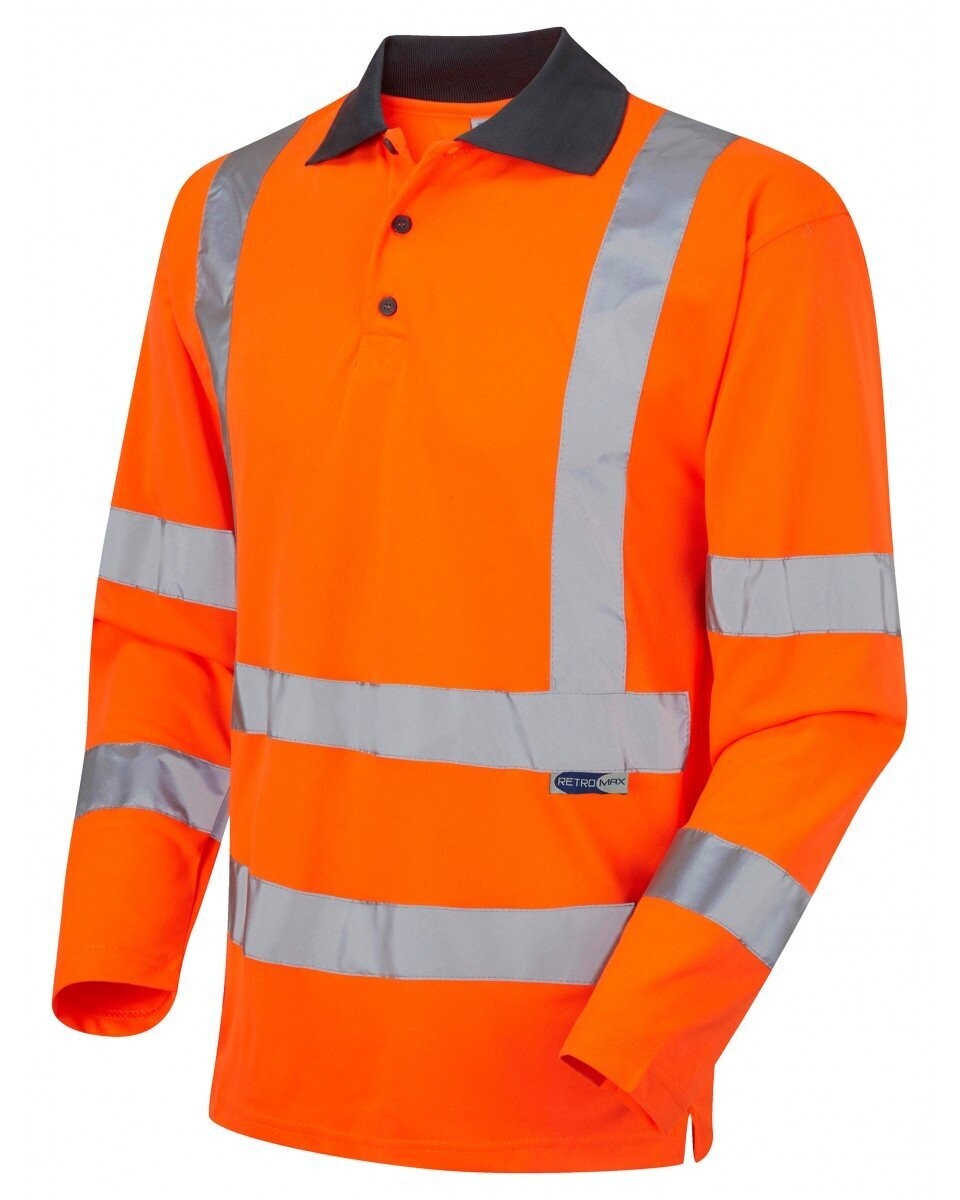Railway Spec EcoViz Polo Shirt - Long sleeves - Size Small Railway Spec EcoViz Polo Shirt - Long sleeves - Size Small