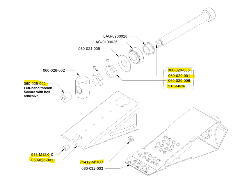 Koller Replacement Parts for KFS models