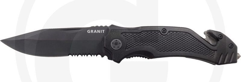 Black Edition Folding Rescue Knife
